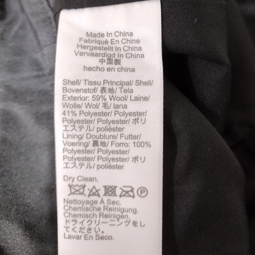 NWT J.Crew Wool Blend Herringbone A-Line Skirt Wimens 2 Gray Office Career 90s - Picture 11 of 11